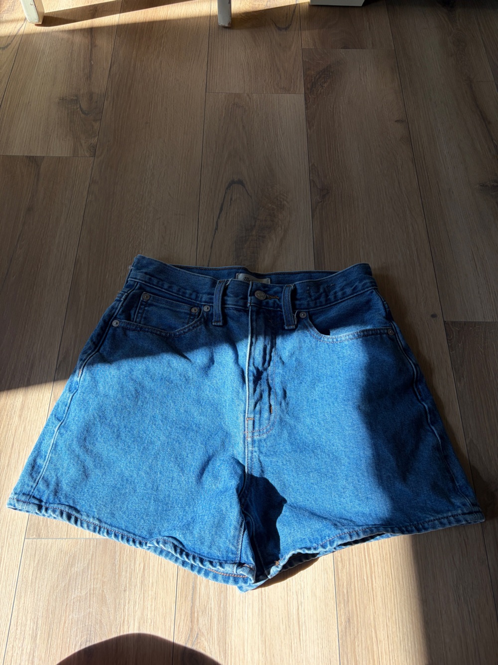 Madewell Mom Jean Denim Shorts